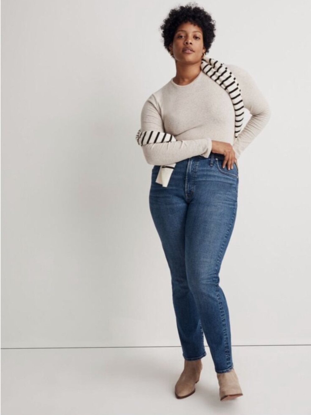 Madewell The Perfect Vintage Denim Jean in Manorford Wash NH624 / 31